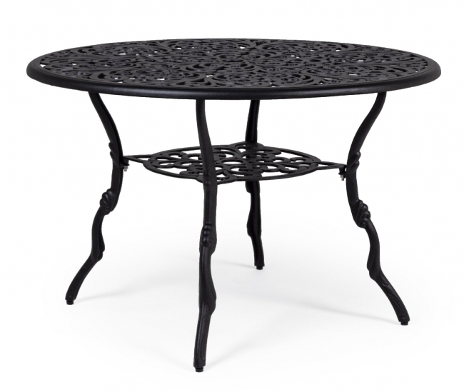  Τραπέζι Αλουμινίου Victoria Black Φ110x71.5cm από την εταιρία Epilegin. 