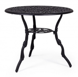 Τραπέζι Αλουμινίου Victoria Black Φ80x71.5cm από την εταιρία Epilegin. Τραπέζι Αλουμινίου Victoria Black Φ80x71.5cm από την εταιρία Epilegin.
