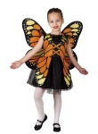  Αποκριάτικη στολή Wings Orange Butterfly 