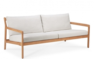 Teak Jack outdoor sofa off white 180X90cm