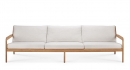  Teak Jack outdoor sofa off white 265X90cm 