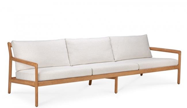  Teak Jack outdoor sofa off white 265X90cm από την εταιρία Epilegin. 