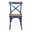  Καρέκλα Cross Blue 46x42x87cm 