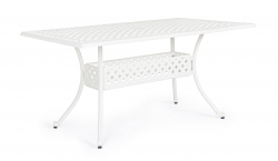  Τραπέζι Αλουμινίου Ivrea White 160X90cm 
