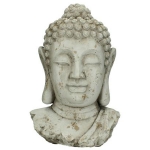  Διακοσμητικός Βουδας Τσιμεντο Antique White 22Χ17Χ32εκ 