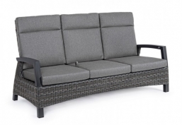 Καναπές Rattan 3 θέσεων Britton Ανθρακί 195x83x103cm από την εταιρία Epilegin. Καναπές Rattan 3 θέσεων Britton Ανθρακί 195x83x103cm από την εταιρία Epilegin.