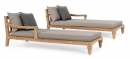  Daybed - Set  Teak "Bali" Natural 87x206x79cm 