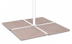    Set4pcs "Birch" Cement 50x50x3.7cm 