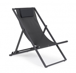 Sezlonk  Taylor Charcoal II 61X102X74cm    Epilegin.