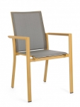   Textilene "Konnor" Mustard 56.2x60x88/45/66cm 