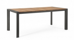 Τραπέζι Αλουμινίου & Teak Cameron Charcoal 180x90cm από την εταιρία Epilegin. Τραπέζι Αλουμινίου & Teak Cameron Charcoal 180x90cm από την εταιρία Epilegin.