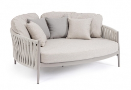 Daybed Αλουμίνιο & Rope Jacinta Moon 160x145x91cm από την εταιρία Epilegin. Daybed Αλουμίνιο & Rope Jacinta Moon 160x145x91cm από την εταιρία Epilegin.