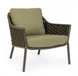 Πολυθρόνα Lounge Αλουμινίου & Rope Everly Olive 80x80x80cm από την εταιρία Epilegin. Πολυθρόνα Lounge Αλουμινίου & Rope Everly Olive 80x80x80cm από την εταιρία Epilegin.