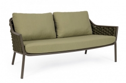 Καναπές  Αλουμινίου & Rope Everly Olive 170x80x80cm από την εταιρία Epilegin. Καναπές  Αλουμινίου & Rope Everly Olive 170x80x80cm από την εταιρία Epilegin.