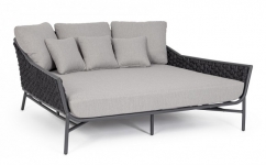  Daybed  & Rope "Everly" Charcoal 166x153x82cm 