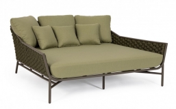 Daybed Αλουμίνιο & Rope Everly Olive 166x153x82cm από την εταιρία Epilegin. Daybed Αλουμίνιο & Rope Everly Olive 166x153x82cm από την εταιρία Epilegin.