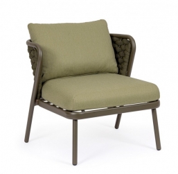 Πολυθρόνα Lounge Αλουμινίου & Rope Harlow Olive 74x77x80cm από την εταιρία Epilegin. Πολυθρόνα Lounge Αλουμινίου & Rope Harlow Olive 74x77x80cm από την εταιρία Epilegin.