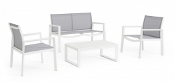    Textilene 4pcs "Kallen" White 