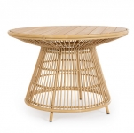    Rattan & Teak "Adelma" 110x75cm 