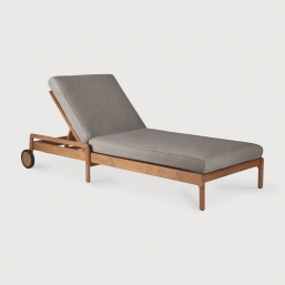 Cushion for Teak Jack outdoor lounger mocha grey 201X65X8cm    Epilegin.