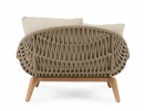  Daybed Teak & Rope "Tamires" 136.5x161x79cm 