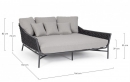  Daybed  & Rope "Everly" Charcoal 166x153x82cm 