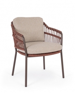 Πολυθρόνα Alu-Rope Talaia Java 66.5x67.5x83cm από την εταιρία Epilegin. Πολυθρόνα Alu-Rope Talaia Java 66.5x67.5x83cm από την εταιρία Epilegin.