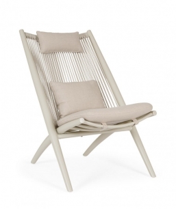 Πολυθρόνα Lounge Αλουμινίου & Rope Aloha Sandshell 66X84X98cm από την εταιρία Epilegin. Πολυθρόνα Lounge Αλουμινίου & Rope Aloha Sandshell 66X84X98cm από την εταιρία Epilegin.
