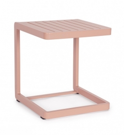 Τραπεζάκι Side Table Αλουμινίου Konnor Rose 40x40x45cm από την εταιρία Epilegin. Τραπεζάκι Side Table Αλουμινίου Konnor Rose 40x40x45cm από την εταιρία Epilegin.