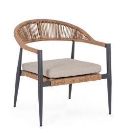 Πολυθρόνα Alu-Rope Jandia Ανθρακί-Φυσικό 68x69x75cm από την εταιρία Epilegin. Πολυθρόνα Alu-Rope Jandia Ανθρακί-Φυσικό 68x69x75cm από την εταιρία Epilegin.