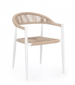 Πολυθρόνα Alu-Rope Jandia Λευκό-Φυσικό 56x60x78cm από την εταιρία Epilegin. Πολυθρόνα Alu-Rope Jandia Λευκό-Φυσικό 56x60x78cm από την εταιρία Epilegin.
