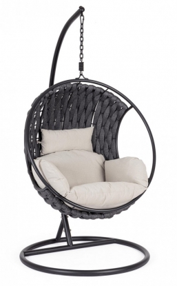 Κρεμαστή κούνια relax Galapagos Black Φ107x113cm από την εταιρία Epilegin. Κρεμαστή κούνια relax Galapagos Black Φ107x113cm από την εταιρία Epilegin.