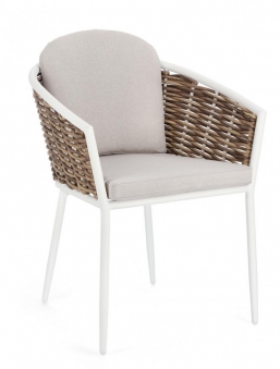 Πολυθρόνα Rattan Maribela Λευκό 63x63x79.5/47/64cm από την εταιρία Epilegin. Πολυθρόνα Rattan Maribela Λευκό 63x63x79.5/47/64cm από την εταιρία Epilegin.