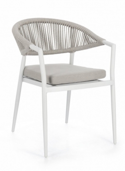 Πολυθρόνα Alu-Rope Millor Λευκό-Γκρί 57x61x78cm από την εταιρία Epilegin. Πολυθρόνα Alu-Rope Millor Λευκό-Γκρί 57x61x78cm από την εταιρία Epilegin.
