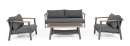  ������ ���������� 4pcs "Leonida" Charcoal 