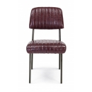  Καρέκλα Nelly Vintage Bordeaux 60x59x84cm 