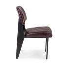  Καρέκλα Nelly Vintage Bordeaux 60x59x84cm 