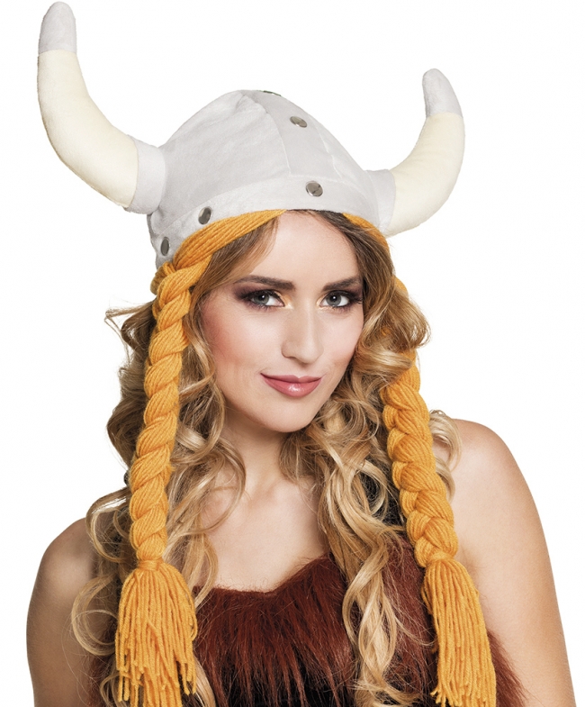  Αποκριάτικο καπέλο Viking με κοτσίδες από την εταιρία Epilegin. 