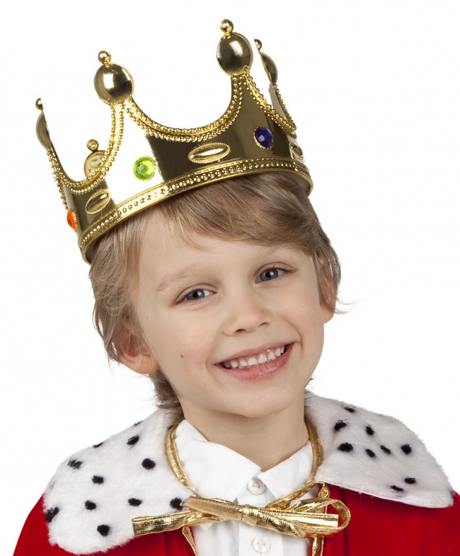  Αποκριάτικο παιδικό στέμμα Βασιλιά  από την εταιρία Epilegin. 