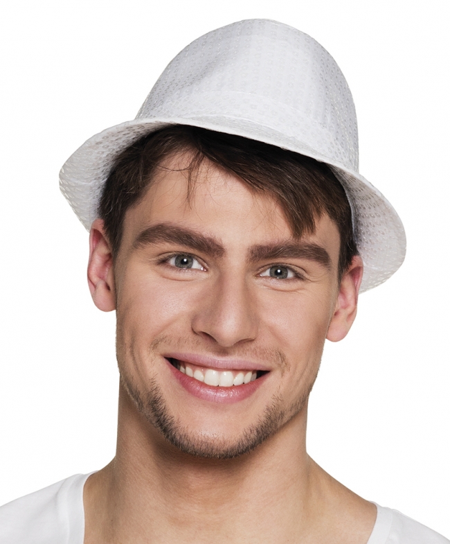  Αποκριάτικο καπέλο Spangles White από την εταιρία Epilegin. 