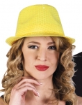  Αποκριάτικο καπέλο Spangles Yellow 