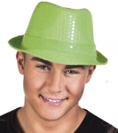  Αποκριάτικο καπέλο Spangles Green 