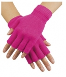  Αποκριάτικα γάντια "Fingerless" Φούξια 