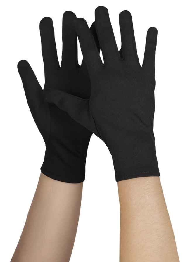  Αποκριάτικα γάντια κοντά μαύρα από την εταιρία Epilegin. 