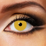  Αποκριάτικοι φακοί επαφής εβδομαδιαίοι "Yellow Eye" 