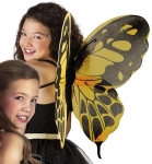  Αποκριάτικα φτερά πεταλούδας Κίτρινα 58Χ50cm 
