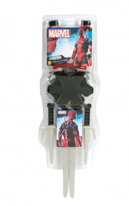 Αποκριάτικο σέτ όπλα Deadpool Kit από την εταιρία Epilegin. Αποκριάτικο σέτ όπλα Deadpool Kit από την εταιρία Epilegin.