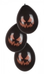    Set 6 "Creepy Pumpkin" 25cm 