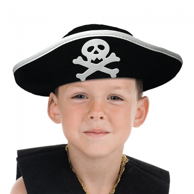  Αποκριάτικο παιδικό καπέλο Πειρατή με νεκροκεφαλή από την εταιρία Epilegin. 