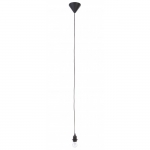  Light Fitting Electric Cable E27 Black 